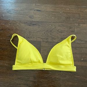 Abercrombie&fitch yellow bikini top